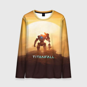 Мужской лонгслив 3D с принтом Titanfall в городе Новоалтайск, 100% полиэстер | длинные рукава, круглый вырез горловины, полуприлегающий силуэт | Тематика изображения на принте: apex | apex legends | titanfall | апекс | игра | королевская битва | легенд | легенда | легендс | легенды | пехота | пилот | роботы | спектры | стрелялка | титанфол | титаны | шутер