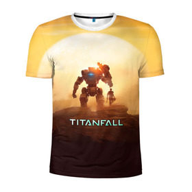 Мужская футболка 3D спортивная с принтом Titanfall в городе Новоалтайск, 100% полиэстер с улучшенными характеристиками | приталенный силуэт, круглая горловина, широкие плечи, сужается к линии бедра | apex | apex legends | titanfall | апекс | игра | королевская битва | легенд | легенда | легендс | легенды | пехота | пилот | роботы | спектры | стрелялка | титанфол | титаны | шутер