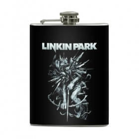 Фляга с принтом Linkin Park в городе Новоалтайск, металлический корпус | емкость 0,22 л, размер 125 х 94 мм. Виниловая наклейка запечатывается полностью | chester bennington | linkin park | группы | линкин парк | метал | музыка | рок | честер беннингтон