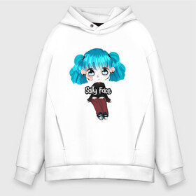 Мужское худи Oversize хлопок с принтом Sally Face в городе Новоалтайск, френч-терри — 70% хлопок, 30% полиэстер. Мягкий теплый начес внутри —100% хлопок | боковые карманы, эластичные манжеты и нижняя кромка, капюшон на магнитной кнопке | blue | diane | face | fisher | gizmo | henry | johnson | killer | larry | sally | генри | гизмо | джонсон | диана | ларри | лицо | салли | фейс | фишер