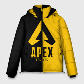 Мужская зимняя куртка 3D с принтом APEX LEGENDS YELLOW в городе Новоалтайск, верх — 100% полиэстер; подкладка — 100% полиэстер; утеплитель — 100% полиэстер | длина ниже бедра, свободный силуэт Оверсайз. Есть воротник-стойка, отстегивающийся капюшон и ветрозащитная планка. 

Боковые карманы с листочкой на кнопках и внутренний карман на молнии. | Тематика изображения на принте: apex | legend | legends | titanfall | апекс | арех | бангалор | бладхаунд | верхушки | гибралтар | каустик | лайфлайн | легенда | легенды | ледженд | леджендс | мираж | орех | рэйф | титанфол