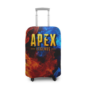 Чехол для чемодана 3D с принтом APEX LEGENDS в городе Новоалтайск, 86% полиэфир, 14% спандекс | двустороннее нанесение принта, прорези для ручек и колес | apex | apex legends | апекс | апекс легенд | апекс легендс | бой | игра | компьютерная игра | королевская битва | лучшее | огонь | онлайн игра | популярное | текстура | хит | шутер
