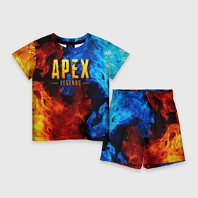 Детский костюм с шортами 3D с принтом APEX LEGENDS в городе Новоалтайск,  |  | apex | apex legends | апекс | апекс легенд | апекс легендс | бой | игра | компьютерная игра | королевская битва | лучшее | огонь | онлайн игра | популярное | текстура | хит | шутер