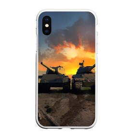 Чехол для iPhone XS Max матовый с принтом Танки в городе Новоалтайск, Силикон | Область печати: задняя сторона чехла, без боковых панелей | Тематика изображения на принте: 23 февраля | tank | tanks | военные | война | вторая мировая | танк | танки | танкист | техника