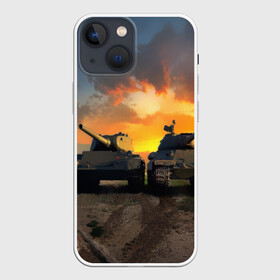Чехол для iPhone 13 mini с принтом Танки в городе Новоалтайск,  |  | 23 февраля | tank | tanks | военные | война | вторая мировая | танк | танки | танкист | техника