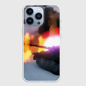 Чехол для iPhone 13 Pro с принтом Танки в городе Новоалтайск,  |  | Тематика изображения на принте: 23 февраля | tank | tanks | военные | война | вторая мировая | танк | танки | танкист | техника