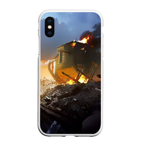 Чехол для iPhone XS Max матовый с принтом Танки в городе Новоалтайск, Силикон | Область печати: задняя сторона чехла, без боковых панелей | Тематика изображения на принте: 23 февраля | tank | tanks | военные | война | вторая мировая | танк | танки | танкист | техника