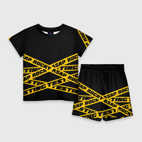 Детский костюм с шортами 3D с принтом ASAP ROCKY в городе Новоалтайск,  |  | america | asap | asap rocky | black rap | music | rap | raper | testing | usa | америка | асап | асап роки | зарубежная музыка | музыка | музыкант | реп | репер | сша | тестин | черный реп