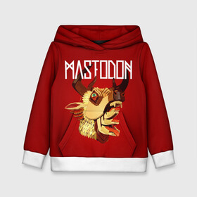 Детская толстовка 3D с принтом Mastodon в городе Новоалтайск, 100% полиэстер | двухслойный капюшон со шнурком для регулировки, мягкие манжеты на рукавах и по низу толстовки, спереди карман-кенгуру с мягким внутренним слоем | leviathan | mastodon | metal | sludge metal | stoner | грув метал | группы | мастодон | метал | музыка | рок