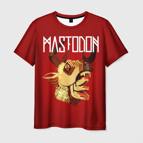 Мужская футболка 3D с принтом Mastodon в городе Новоалтайск, 100% полиэфир | прямой крой, круглый вырез горловины, длина до линии бедер | leviathan | mastodon | metal | sludge metal | stoner | грув метал | группы | мастодон | метал | музыка | рок