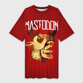Платье-футболка 3D с принтом Mastodon в городе Новоалтайск,  |  | leviathan | mastodon | metal | sludge metal | stoner | грув метал | группы | мастодон | метал | музыка | рок
