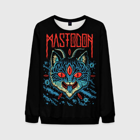 Мужской свитшот 3D с принтом Mastodon в городе Новоалтайск, 100% полиэстер с мягким внутренним слоем | круглый вырез горловины, мягкая резинка на манжетах и поясе, свободная посадка по фигуре | leviathan | mastodon | metal | sludge metal | stoner | грув метал | группы | мастодон | метал | музыка | рок