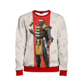 Детский свитшот 3D с принтом APEX LEGENDS - Caustic в городе Новоалтайск, 100% полиэстер | свободная посадка, прямой крой, мягкая тканевая резинка на рукавах и понизу свитшота | apex | apexlegends | battle | caustic | fall | legends | royale | titan | titanfall | апекс | битва | игра | игры | королевская | легенд | легендс | легенды | лого | меха | мехи | роботы | символ | титанфол | шутер