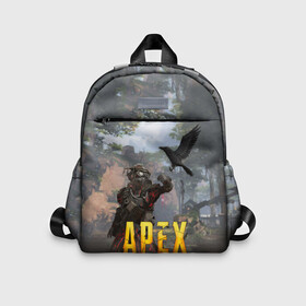Детский рюкзак 3D с принтом APEX LEGENDS в городе Новоалтайск, 100% полиэстер | лямки с регулируемой длиной, сверху петелька, чтобы рюкзак можно было повесить на вешалку. Основное отделение закрывается на молнию, как и внешний карман. Внутри дополнительный карман. По бокам два дополнительных кармашка | apex | apex legends | апекс | апекс легенд | апекс легендс | бой | игра | компьютерная игра | королевская битва | лучшее | онлайн игра | популярное | хит | шутер