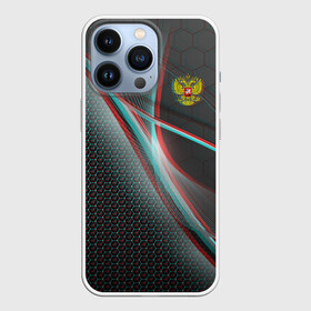 Чехол для iPhone 13 Pro RUSSIA.: в городе Новоалтайск, | | abstract | black | geometrical figure | geometry | russia | texture | абстракция | геометрические фигуры | геометрия | герб | патриотизм | россия | русский | текстура | черные