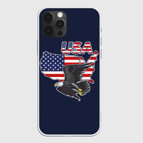 Чехол для iPhone 12 Pro Max с принтом USA в городе Новоалтайск, Силикон |  | Тематика изображения на принте: america | bald | bir | eagle | flag | stars and stripes | usa | америка | белоголовый | графика | жизни | звездно полосатый | иллюстрация | искусство | карта | контур | летит | мода | орёл | птица | рисунок | силуэт | символ