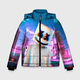 Зимняя куртка для мальчиков 3D с принтом Marshmello Glitch в городе Новоалтайск, ткань верха — 100% полиэстер; подклад — 100% полиэстер, утеплитель — 100% полиэстер | длина ниже бедра, удлиненная спинка, воротник стойка и отстегивающийся капюшон. Есть боковые карманы с листочкой на кнопках, утяжки по низу изделия и внутренний карман на молнии. 

Предусмотрены светоотражающий принт на спинке, радужный светоотражающий элемент на пуллере молнии и на резинке для утяжки | christopher | comstock | dj | dotcom | fortnite | friends | glitch | marshmallow | marshmello | usa | глитч | диджей | друзья | зефир | комсток | крис | мармелад | маршмэллоу | молнии | музыка | продюсер | сша | фортнайт | хаус | электро