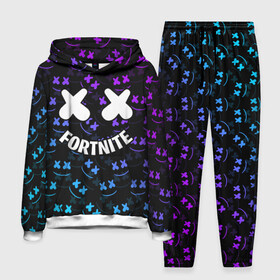 Мужской костюм 3D (с толстовкой) с принтом FORTNITE x MARSHMELLO в городе Новоалтайск,  |  | Тематика изображения на принте: 2019 | armor | armour | cybersport | esport | fortnite | game | llama | logo | броня | игра | киберспорт | лама | фиолетовый | фирменные цвета | фортнайт
