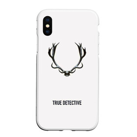 Чехол для iPhone XS Max матовый с принтом True Detective в городе Новоалтайск, Силикон | Область печати: задняя сторона чехла, без боковых панелей | carcosa | true detective | каркоса | криминал | мистика | настоящий детектив | раст коул | религия | ритуал | рога | символ | эзотерика