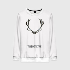 Женский свитшот 3D с принтом True Detective в городе Новоалтайск, 100% полиэстер с мягким внутренним слоем | круглый вырез горловины, мягкая резинка на манжетах и поясе, свободная посадка по фигуре | Тематика изображения на принте: carcosa | true detective | каркоса | криминал | мистика | настоящий детектив | раст коул | религия | ритуал | рога | символ | эзотерика