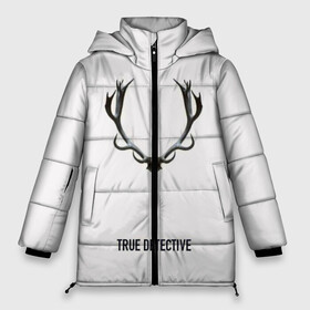 Женская зимняя куртка 3D с принтом True Detective в городе Новоалтайск, верх — 100% полиэстер; подкладка — 100% полиэстер; утеплитель — 100% полиэстер | длина ниже бедра, силуэт Оверсайз. Есть воротник-стойка, отстегивающийся капюшон и ветрозащитная планка. 

Боковые карманы с листочкой на кнопках и внутренний карман на молнии | carcosa | true detective | каркоса | криминал | мистика | настоящий детектив | раст коул | религия | ритуал | рога | символ | эзотерика