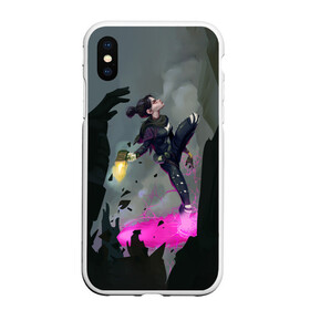 Чехол для iPhone XS Max матовый с принтом APEX LEGENDS - Wraith в городе Новоалтайск, Силикон | Область печати: задняя сторона чехла, без боковых панелей | apex | apexlegends | battle | fall | legends | royale | titan | titanfall | wraith | апекс | битва | игра | игры | королевская | легенд | легендс | легенды | лого | меха | мехи | роботы | символ | титанфол | шутер