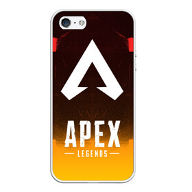 Чехол для iPhone 5/5S матовый с принтом APEX LEGENDS в городе Новоалтайск, Силикон | Область печати: задняя сторона чехла, без боковых панелей | Тематика изображения на принте: apex | apex legends | battle | battle royal | titanfall | апекс | апекс легендс | батл рояль | битва | война | королевская битва