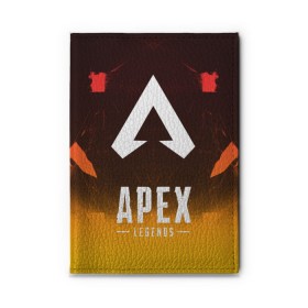 Обложка для автодокументов с принтом APEX LEGENDS в городе Новоалтайск, натуральная кожа |  размер 19,9*13 см; внутри 4 больших “конверта” для документов и один маленький отдел — туда идеально встанут права | Тематика изображения на принте: apex | apex legends | battle | battle royal | titanfall | апекс | апекс легендс | батл рояль | битва | война | королевская битва