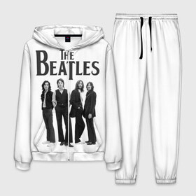 Мужской костюм 3D с принтом The Beatles в городе Новоалтайск, 100% полиэстер | Манжеты и пояс оформлены тканевой резинкой, двухслойный капюшон со шнурком для регулировки, карманы спереди | beatles | the beatles | битлз | битлс | битлы | группы | джон леннон | джордж харрисон | легенды | музыка | пол маккартни | ринго старр | рок