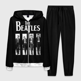 Мужской костюм 3D с принтом The Beatles в городе Новоалтайск, 100% полиэстер | Манжеты и пояс оформлены тканевой резинкой, двухслойный капюшон со шнурком для регулировки, карманы спереди | beatles | the beatles | битлз | битлс | битлы | группы | джон леннон | джордж харрисон | легенды | музыка | пол маккартни | ринго старр | рок