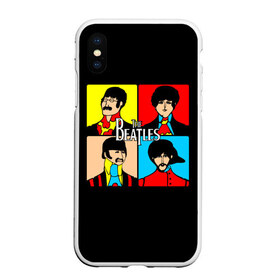 Чехол для iPhone XS Max матовый с принтом The Beatles в городе Новоалтайск, Силикон | Область печати: задняя сторона чехла, без боковых панелей | beatles | the beatles | битлз | битлс | битлы | группы | джон леннон | джордж харрисон | легенды | музыка | пол маккартни | ринго старр | рок