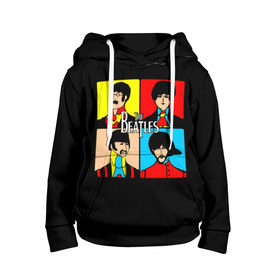 Детская толстовка 3D с принтом The Beatles в городе Новоалтайск, 100% полиэстер | двухслойный капюшон со шнурком для регулировки, мягкие манжеты на рукавах и по низу толстовки, спереди карман-кенгуру с мягким внутренним слоем | beatles | the beatles | битлз | битлс | битлы | группы | джон леннон | джордж харрисон | легенды | музыка | пол маккартни | ринго старр | рок