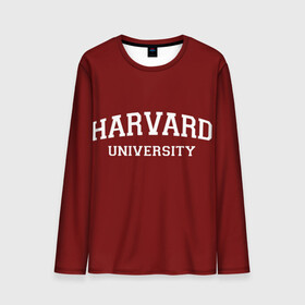 Мужской лонгслив 3D с принтом Harvard University_девиз в городе Новоалтайск, 100% полиэстер | длинные рукава, круглый вырез горловины, полуприлегающий силуэт | harvard university | usa | америка | вуз | гарвард | колледж | образование | студенты | сша | университет | школа
