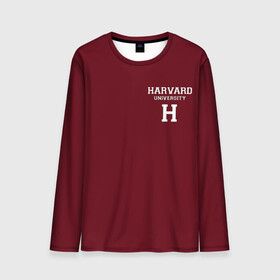 Мужской лонгслив 3D с принтом Harvard University в городе Новоалтайск, 100% полиэстер | длинные рукава, круглый вырез горловины, полуприлегающий силуэт | harvard university | usa | америка | вуз | гарвард | колледж | образование | студенты | сша | университет | школа