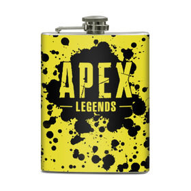 Фляга с принтом Apex Legends в городе Новоалтайск, металлический корпус | емкость 0,22 л, размер 125 х 94 мм. Виниловая наклейка запечатывается полностью | battle | royale | апекс | битва | боевой | королевская | легендс | лутбокс | оружие | робот | спектры | титан | шутер