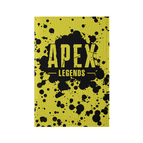 Обложка для паспорта матовая кожа с принтом Apex Legends в городе Новоалтайск, натуральная матовая кожа | размер 19,3 х 13,7 см; прозрачные пластиковые крепления | battle | royale | апекс | битва | боевой | королевская | легендс | лутбокс | оружие | робот | спектры | титан | шутер