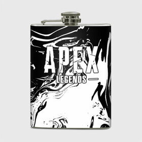 Фляга с принтом Apex Legends в городе Новоалтайск, металлический корпус | емкость 0,22 л, размер 125 х 94 мм. Виниловая наклейка запечатывается полностью | battle | royale | апекс | битва | боевой | королевская | легендс | лутбокс | оружие | робот | спектры | титан | шутер