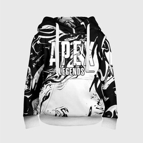 Детская толстовка 3D с принтом Apex Legends в городе Новоалтайск, 100% полиэстер | двухслойный капюшон со шнурком для регулировки, мягкие манжеты на рукавах и по низу толстовки, спереди карман-кенгуру с мягким внутренним слоем | Тематика изображения на принте: battle | royale | апекс | битва | боевой | королевская | легендс | лутбокс | оружие | робот | спектры | титан | шутер
