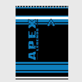 Скетчбук с принтом Apex Legends в городе Новоалтайск, 100% бумага
 | 48 листов, плотность листов — 100 г/м2, плотность картонной обложки — 250 г/м2. Листы скреплены сверху удобной пружинной спиралью | battle | royale | апекс | битва | боевой | королевская | легендс | лутбокс | оружие | робот | спектры | титан | шутер