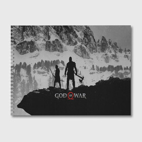 Альбом для рисования с принтом GOD of WAR в городе Новоалтайск, 100% бумага
 | матовая бумага, плотность 200 мг. | Тематика изображения на принте: god of war | god of war 2 | god of war ii | бог войны | война богов | колосс родосский | кратос | крик