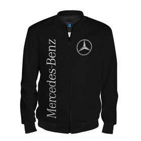 Мужской бомбер 3D с принтом MERCEDES-BENZ (2 стороны) в городе Новоалтайск, 100% полиэстер | застегивается на молнию, по бокам два кармана без застежек, по низу бомбера и на воротнике - эластичная резинка | amg | benz | carbon | logo | mercedes | амг | бенз | бенс | бенц | гелик | карбон | лого | мерин | мерс | мерседес | на спине