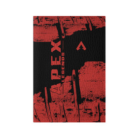 Обложка для паспорта матовая кожа с принтом Apex Legends в городе Новоалтайск, натуральная матовая кожа | размер 19,3 х 13,7 см; прозрачные пластиковые крепления | battle | royale | апекс | битва | боевой | королевская | легендс | лутбокс | оружие | робот | спектры | титан | шутер