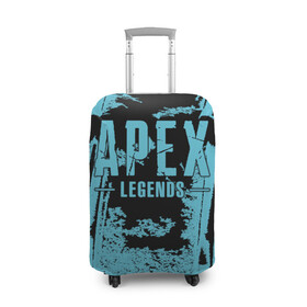 Чехол для чемодана 3D с принтом Apex Legends в городе Новоалтайск, 86% полиэфир, 14% спандекс | двустороннее нанесение принта, прорези для ручек и колес | battle | royale | апекс | битва | боевой | королевская | легендс | лутбокс | оружие | робот | спектры | титан | шутер