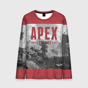 Мужской лонгслив 3D с принтом APEX LEGENDS (2 стороны) в городе Новоалтайск, 100% полиэстер | длинные рукава, круглый вырез горловины, полуприлегающий силуэт | Тематика изображения на принте: apex | legend | legends | titanfall | апекс | арех | бангалор | бладхаунд | верхушки | гибралтар | каустик | лайфлайн | легенда | легенды | ледженд | леджендс | мираж | орех | рэйф | титанфол