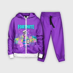 Детский костюм 3D с принтом Lama Marshmello в городе Новоалтайск,  |  | battle | dj | epic | fortnite | games | marshmallow | marshmello | royale | save | soldier | world | битва | диджей | королевская | маршмэллоу | солдат | фортнайт