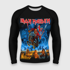 Мужской рашгард 3D с принтом Iron Maiden в городе Новоалтайск,  |  | Тематика изображения на принте: heavy metal | iron maiden | metal | айрон мейден | группы | метал | музыка | рок | хеви метал