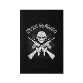Обложка для паспорта матовая кожа с принтом Iron Maiden в городе Новоалтайск, натуральная матовая кожа | размер 19,3 х 13,7 см; прозрачные пластиковые крепления | heavy metal | iron maiden | metal | айрон мейден | группы | метал | музыка | рок | хеви метал