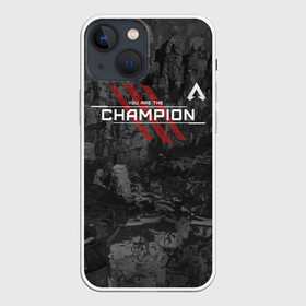 Чехол для iPhone 13 mini с принтом You Are The Champion в городе Новоалтайск,  |  | Тематика изображения на принте: apex | apexlegends | battle | fall | legends | royale | titan | titanfall | апекс | битва | игра | игры | королевская | легенд | легендс | легенды | лого | меха | мехи | онлайн | роботы | символ | титанфол | шутер