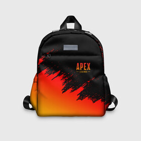 Детский рюкзак 3D с принтом APEX LEGENDS | АПЕКС ЛЕГЕНДС в городе Новоалтайск, 100% полиэстер | лямки с регулируемой длиной, сверху петелька, чтобы рюкзак можно было повесить на вешалку. Основное отделение закрывается на молнию, как и внешний карман. Внутри дополнительный карман. По бокам два дополнительных кармашка | Тематика изображения на принте: apex | apex legends | battle | battle royal | bloodhound | titanfall | wraith | апекс | апекс легендс | батл рояль | битва | война | королевская битва