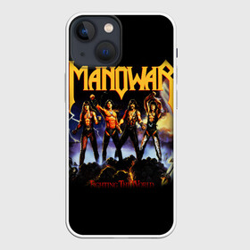 Чехол для iPhone 13 mini с принтом Manowar в городе Новоалтайск,  |  | heavy metal | manowar | power metal | группы | метал | музыка | пауэр метал | рок | хеви метал